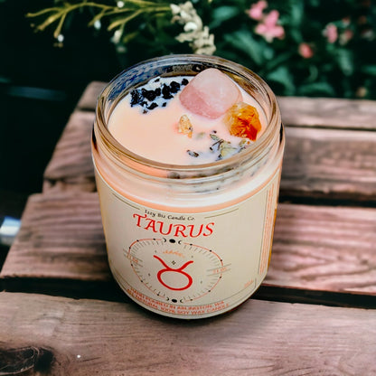 Taurus Candle - Premium Artisan Candle from IzzyBizCandleCo - Just $14.99! Shop now at IzzyBizCandleCo
